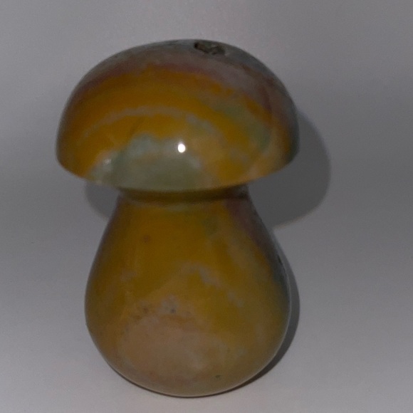Ocean Jasper carved Mushroom A. - Picture 7 of 12